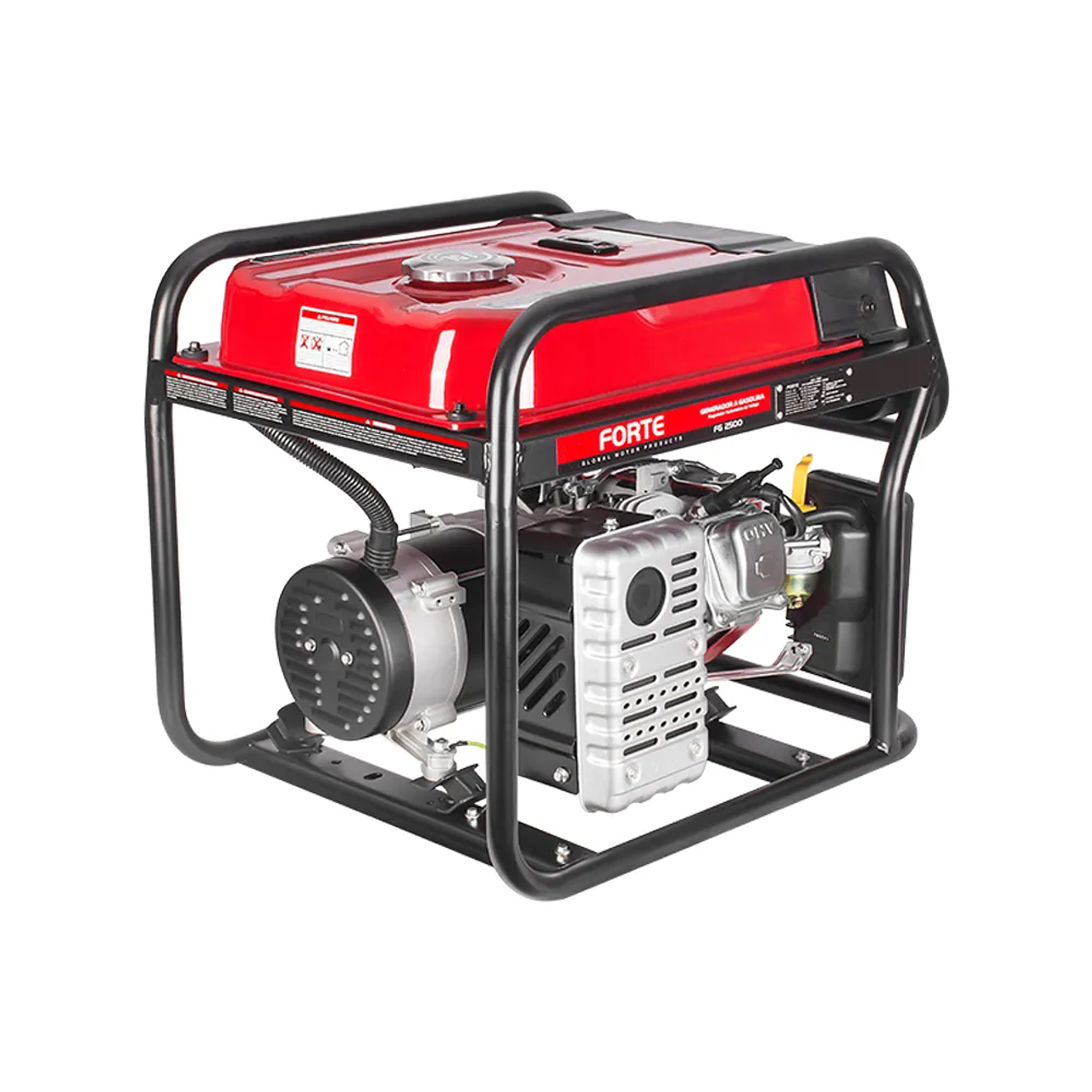 Generador Eléctrico FORTE FG2500 Planta a Gasolina Portátil 2500W 3