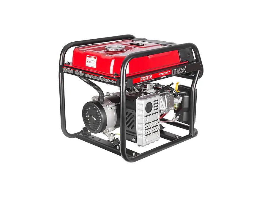 Generador Eléctrico FORTE FG2500 Planta a Gasolina Portátil 2500W - Foto 3 | aztools.co