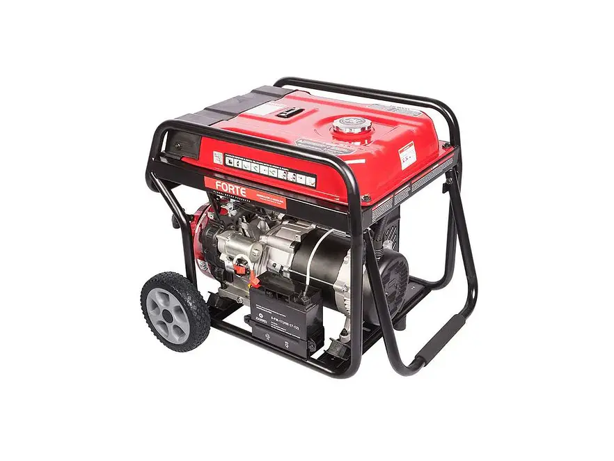 Generador Eléctrico FORTE FG6000 Planta a Gasolina Portátil 6000W - Foto 3 | aztools.co