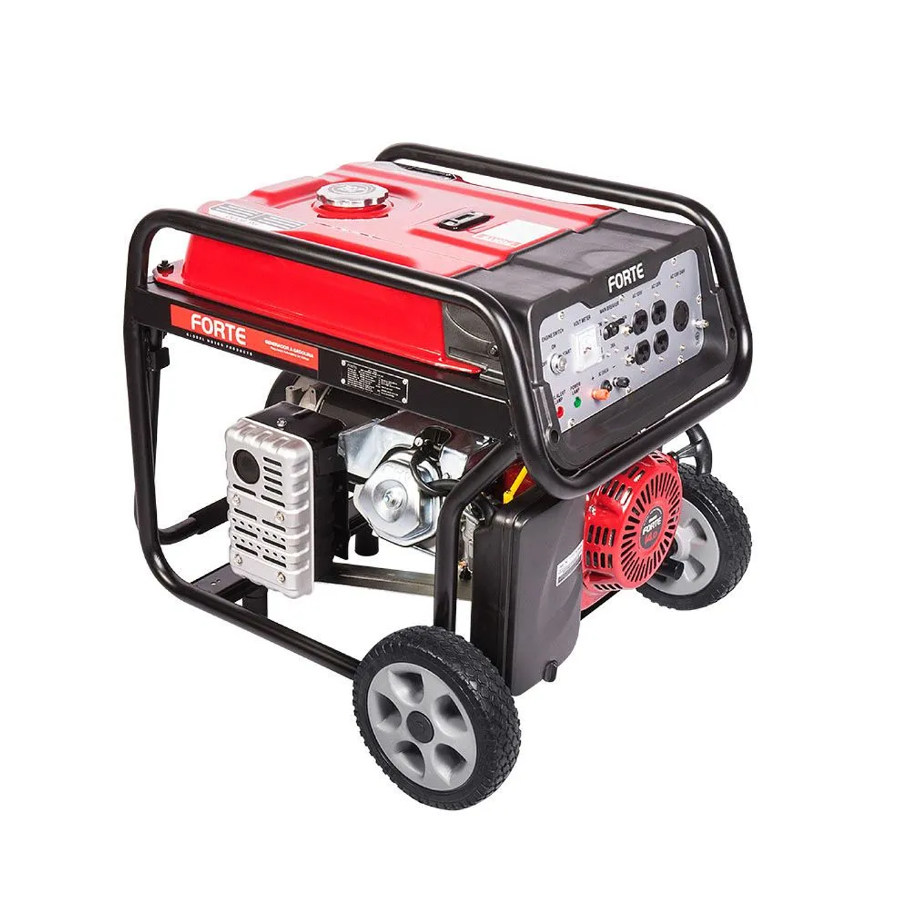 Generador Eléctrico FORTE FG6000 Planta a Gasolina Portátil 6000W 4