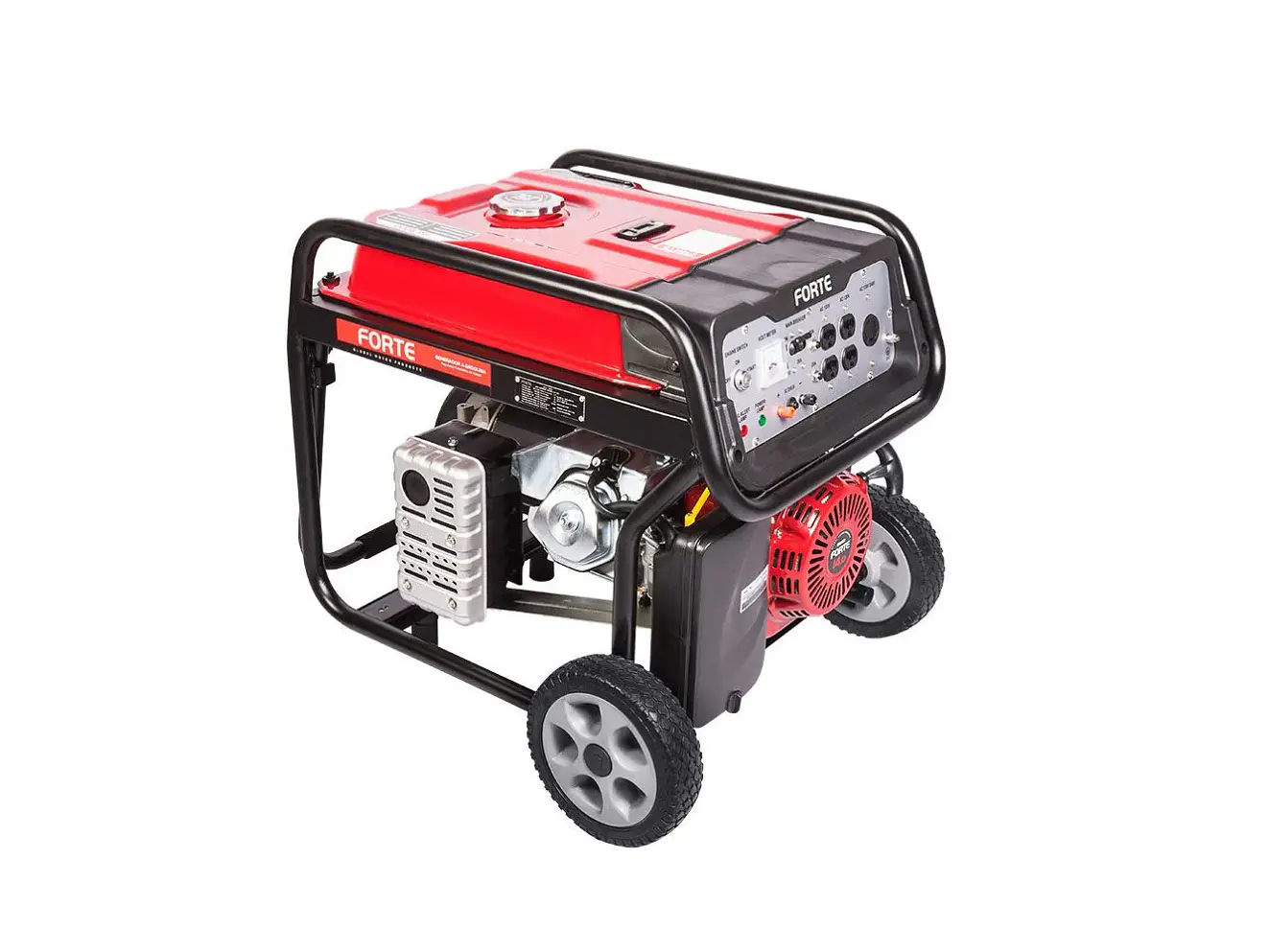 Generador Eléctrico a Gasolina 6.0kW 120V/240V FORTE FG6000 con Arranque Eléctrico y AVR - Foto 4 | aztools.co