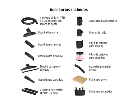 Aspiradora/Sopladora Truper 101522 de 16 galones  - Foto 3 | aztools.co