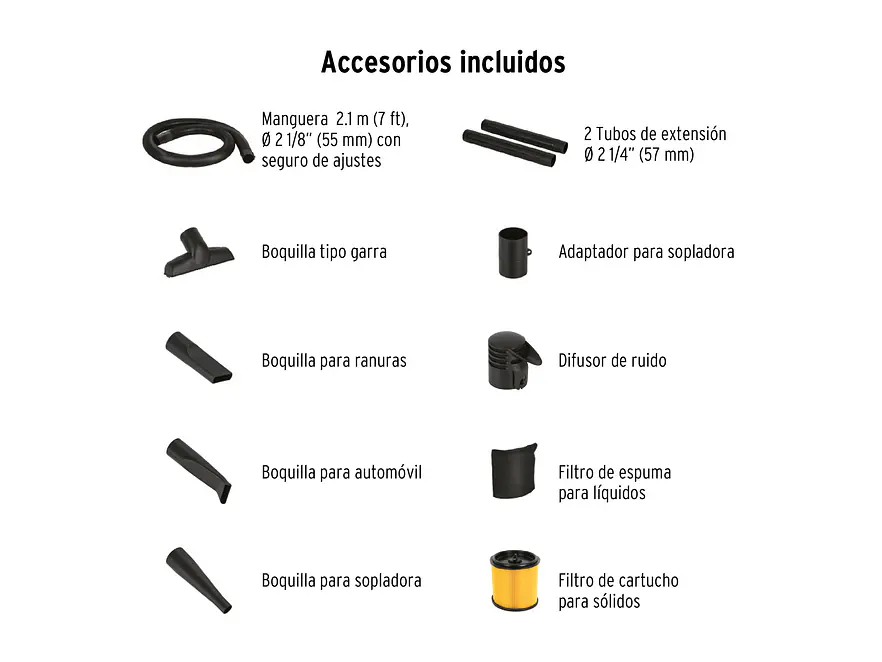 Aspiradora para Sólidos y Líquidos Truper ASP-12S 12093 5 HP 45 Litros con Soplador Desmontable  - Foto 3 | aztools.co
