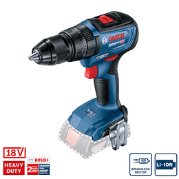 Taladro Percutor 1/2" Bosch GSB 18V-50 | 18V, Sin Escobillas, No Baterias