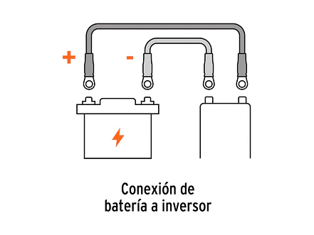 Cable para inversores de 1000 y 1500 watts TRUPER 10493 - Foto 5 | aztools.co