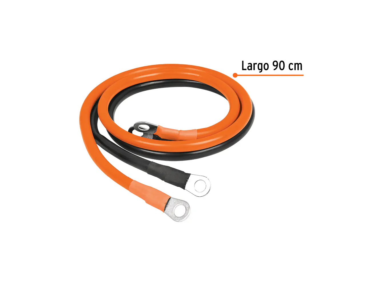 Cable para inversores de 1000 y 1500 watts TRUPER 10493 - Foto 3 | aztools.co