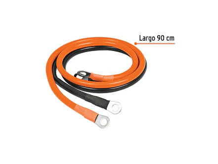 Cable para inversores de 1000 y 1500 watts TRUPER 10493 - Foto 3 | aztools.co