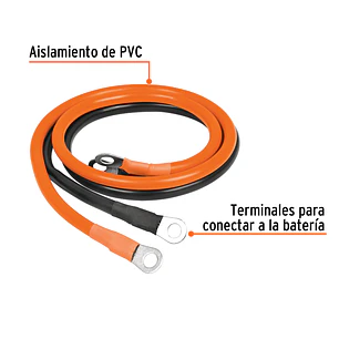 Cable para inversores de 1000 y 1500 watts TRUPER 10493