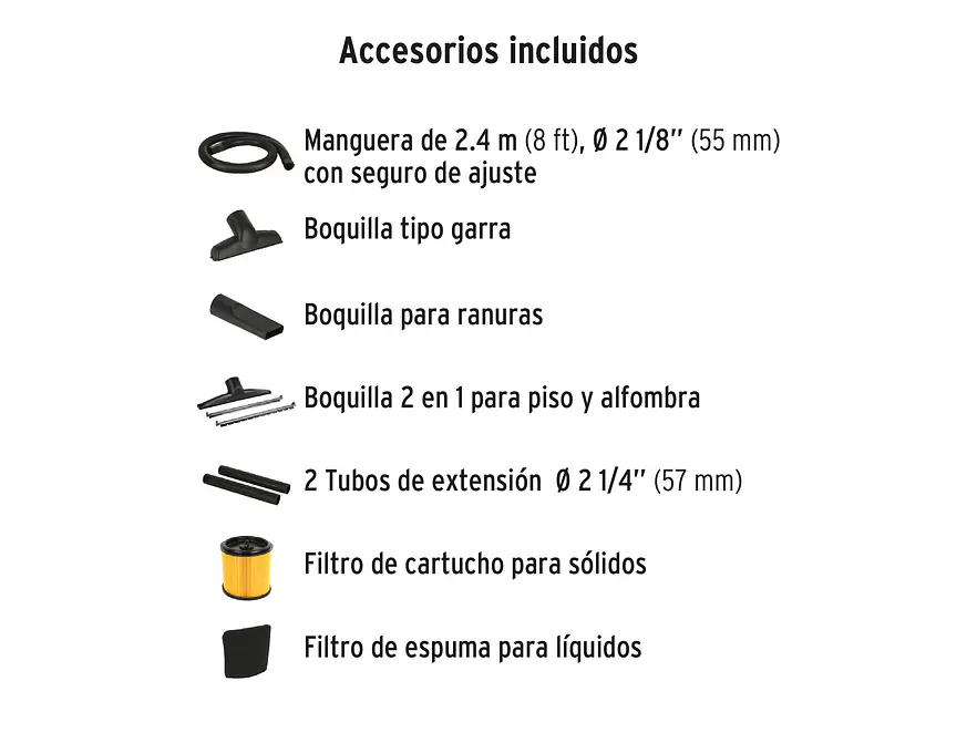 Aspiradora en acero inoxidable Truper 101525, 16 Galones - Foto 3 | aztools.co
