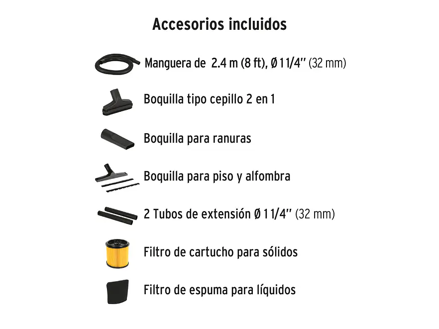 Aspiradora en acero inoxidable Truper 101523, 5 Galones - Foto 3 | aztools.co
