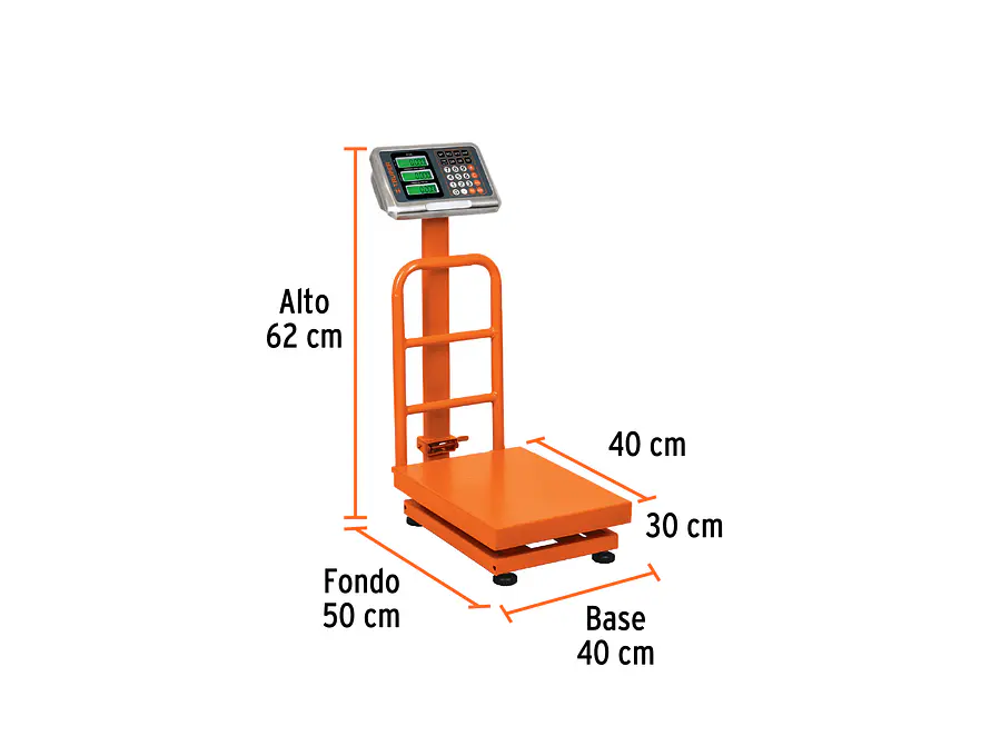 Báscula de Plataforma Plegable Truper 15729: 100 kg de capacidad - Foto 3 | aztools.co