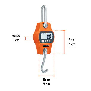 Báscula electrónica colgante Truper 100788, 300 kg