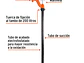 Bomba extractora de solventes Truper 16853, con manija tipo 