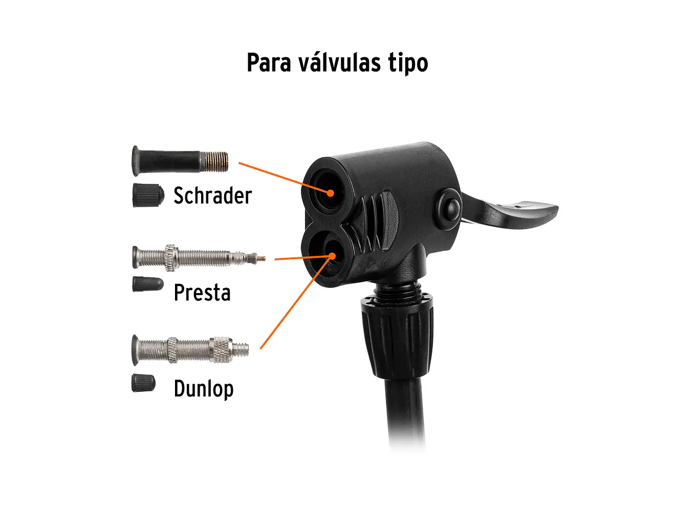 Bomba manual para inflar Truper 14863, 100 PSI  - Foto 4 | aztools.co
