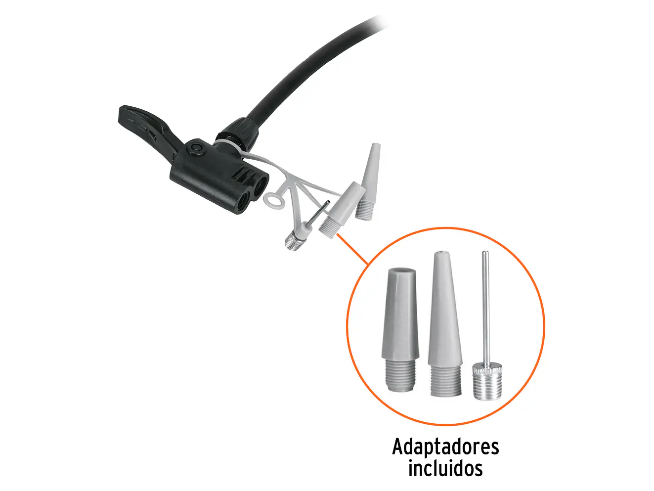 Bomba manual para inflar Truper 14863, 100 PSI  - Foto 5 | aztools.co