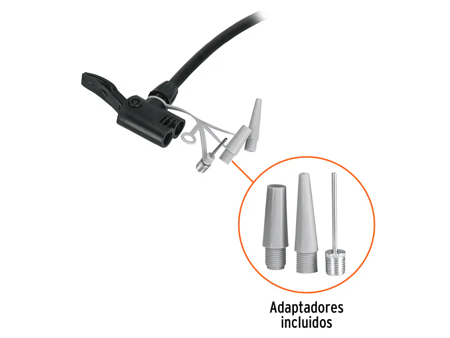 Bomba manual para inflar Truper 14863, 100 PSI  - Foto 5 | aztools.co