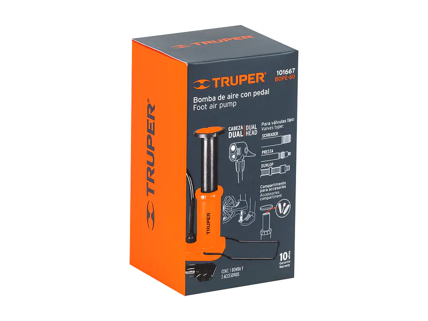 Bomba de pedal Truper 101667, 60 PSI  - Foto 5 | aztools.co