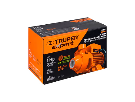 Bomba eléctrica periférica para agua 1 HP, Truper 10070 BOAP-1 - Foto 6 | aztools.co
