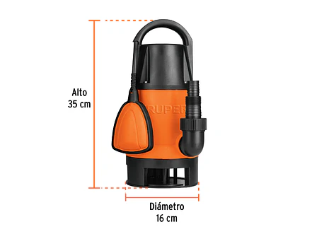 Bomba Sumergible Truper 12604 1.5HP Agua Sucia - Foto 3 | aztools.co