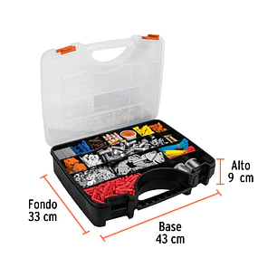Organizador con 17 compartimentos Truper 19939