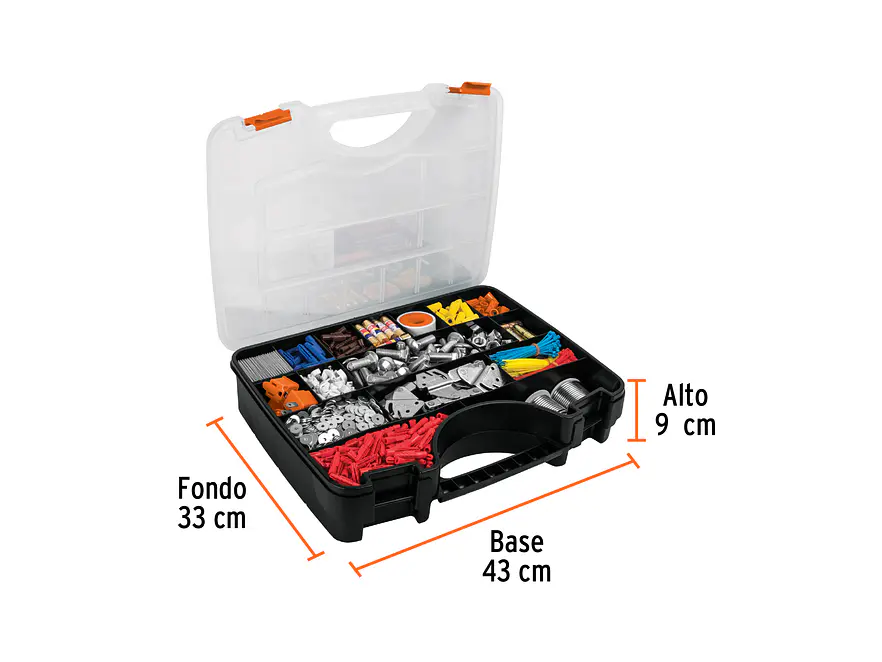 Organizador con 17 compartimentos Truper 19939 - Foto 2 | aztools.co