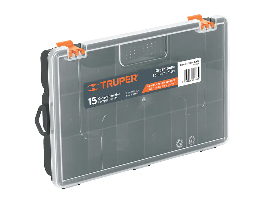 Organizador de 15 Compartimentos Truper 19896 - Foto 5 | aztools.co