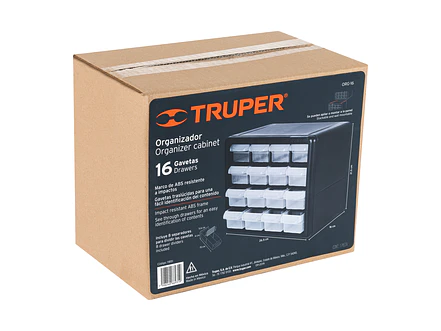 Organizador Truper 11851 con 16 Gavetas  - Foto 5 | aztools.co