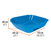 Carretilla 5.5 ft3, mgos/madera 1-3/4