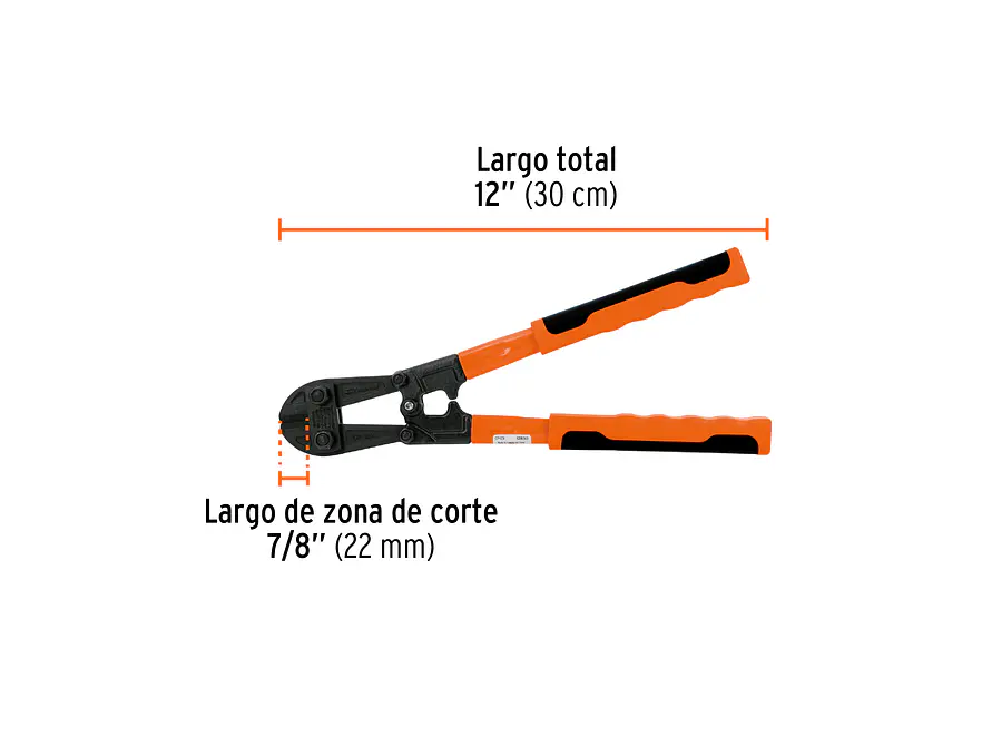 Cizalla cortapernos profesional 12