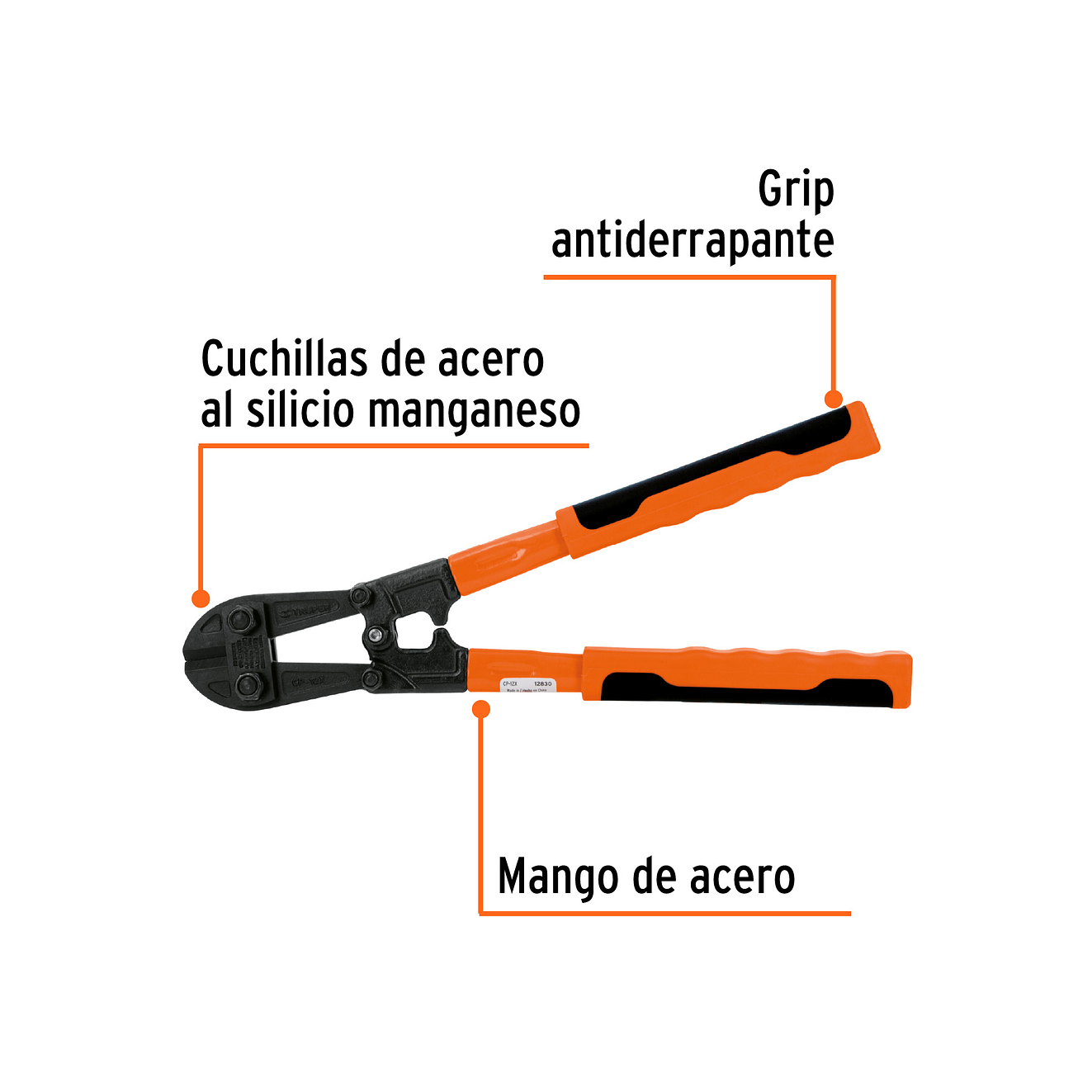 Cizalla cortapernos profesional 12