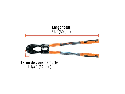 Cizalla cortapernos profesional 24