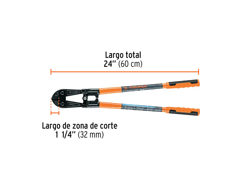 Cizalla cortapernos profesional 24
