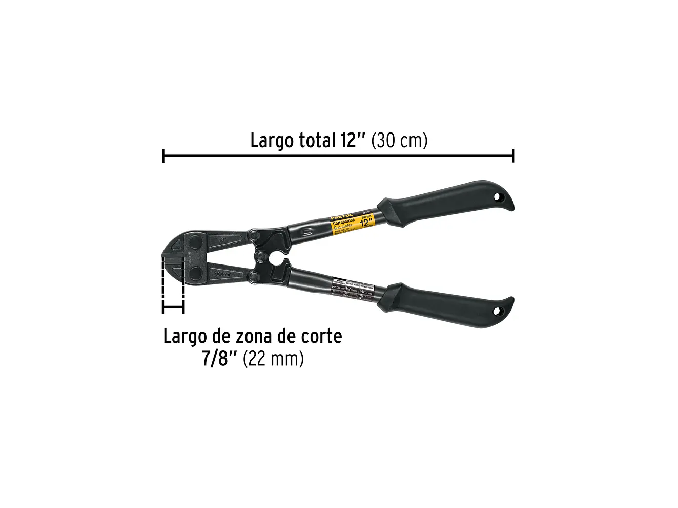 Cizalla cortapernos 12