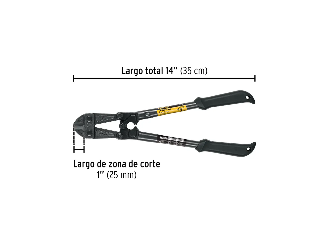 Cizalla cortapernos 14