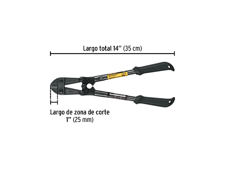 Cizalla cortapernos 14