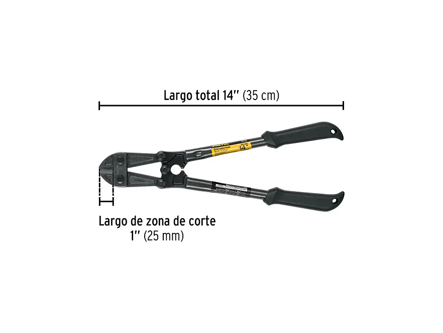 Cizalla cortapernos 14