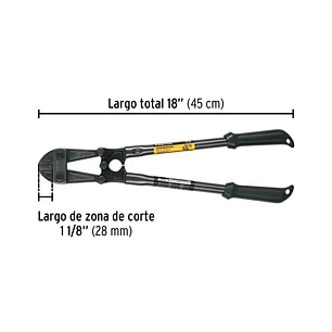 Cizalla cortapernos 18