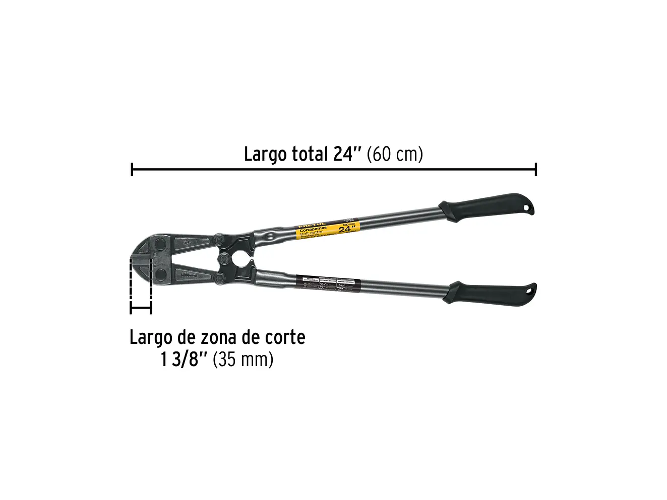 Cizalla cortapernos 24