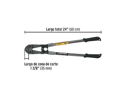 Cizalla cortapernos 24