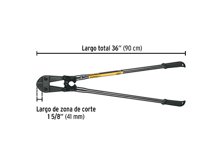 Cizalla cortapernos 36