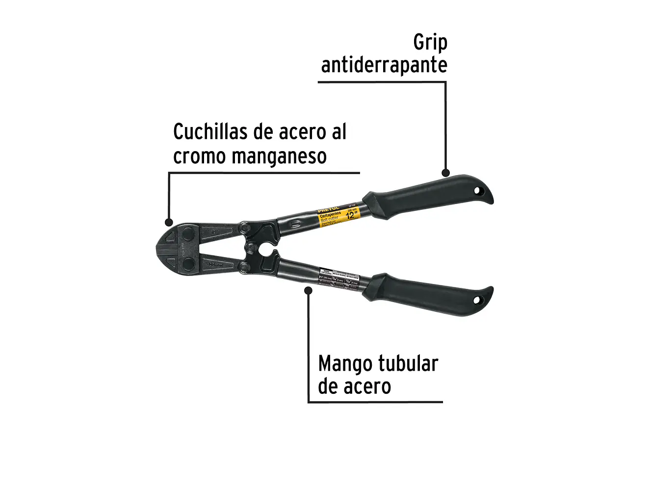 Cizalla cortapernos 36