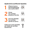 Repuesto de cuchillas para CP-14x TRUPER 12837