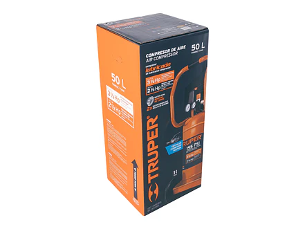 Compresor Truper 19360 50 Litros Lubricado Vertical 3.5 HP  - Foto 3 | aztools.co
