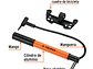 Mini bomba manual para bicicleta, 60 PSI TRUPER 13790 - Miniatura 2 | aztools.co