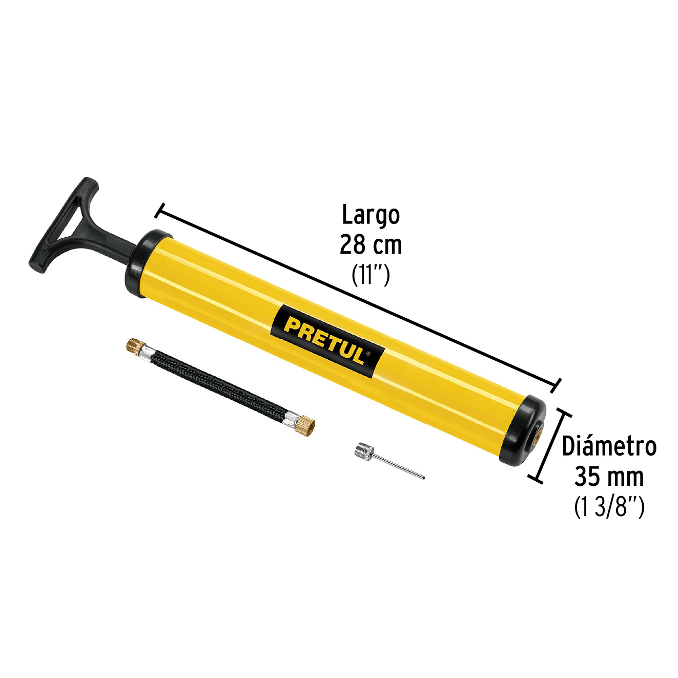 Mini bomba manual p/inflar balones,12
