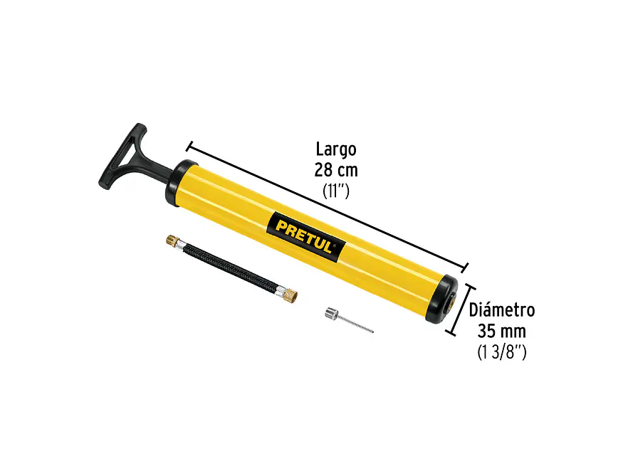 Mini bomba manual p/inflar balones,12