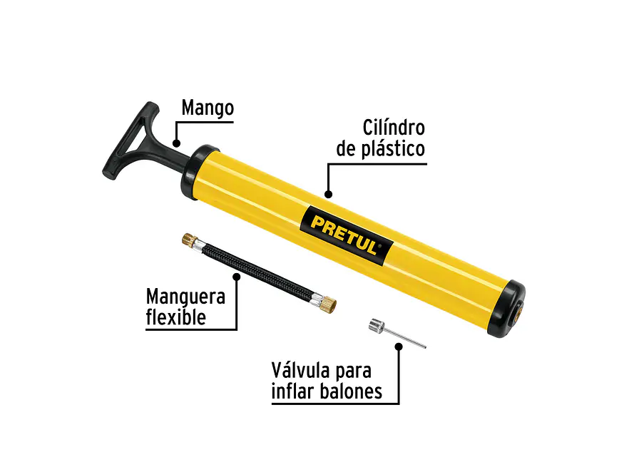 Mini bomba manual p/inflar balones,12