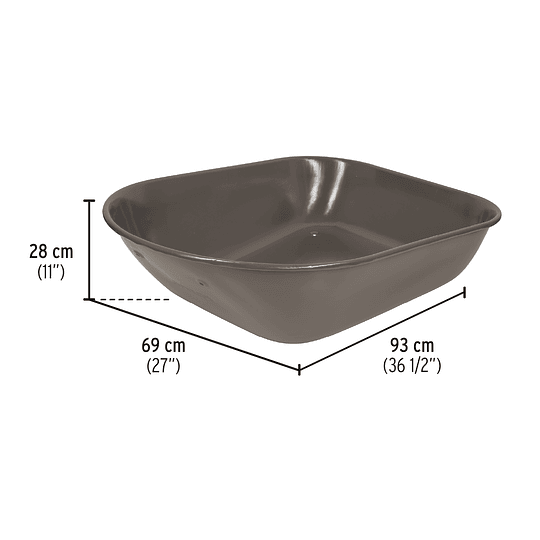 Carretilla 5.5 ft3, mgos/madera 1-1/2