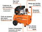 Compresor de aire 50 Litros Truper 15007, lubricado, 3-1/2HP potencia máxima, 120 V  - Miniatura 3 | aztools.co