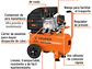 Compresor Truper 15006 Horizontal 25L 3HP 127V  - Miniatura 2 | aztools.co